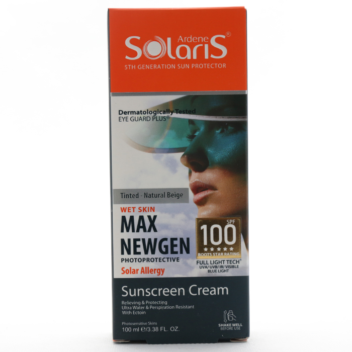 کرم ضد آفتاب پوست حساس مکس نیوژن آردن سولاریس SPF 100 - Image 1