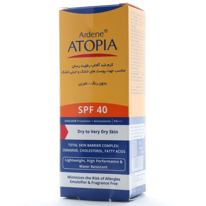 کرم ضد آفتاب پوست خشک آردن آتوپیا SPF 40 - Image 1