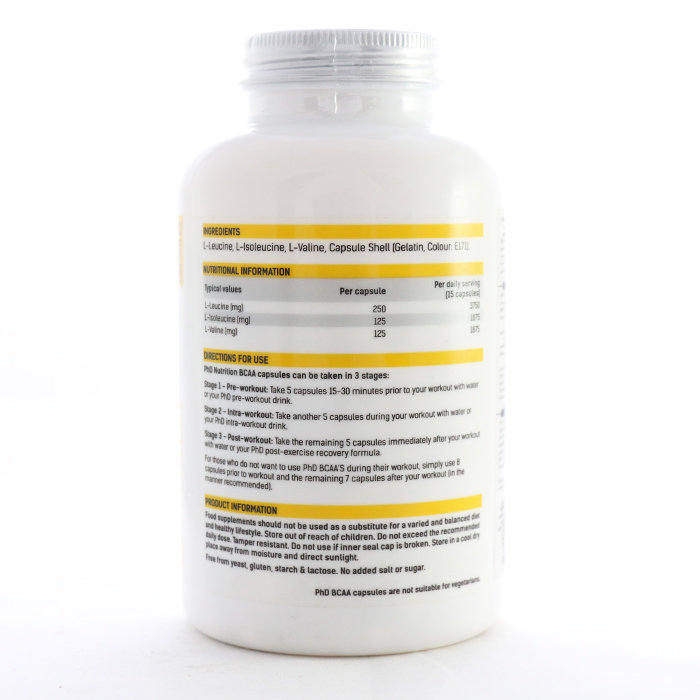 کپسول Bcaa پی اچ دی - Image 2