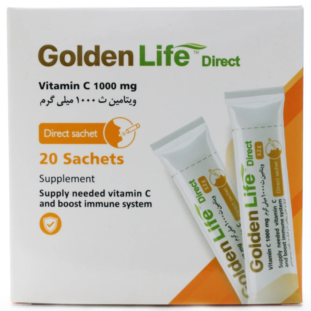 ساشه ویتامین سی 1000 گلدن لایف - Image 4
