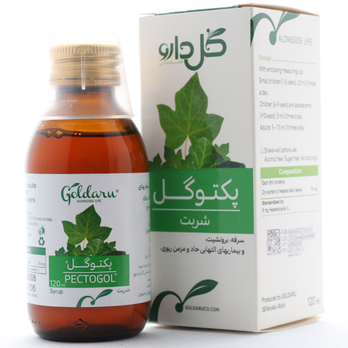 شربت پکتوگل گل دارو 120 میلی لیتر - Image 1