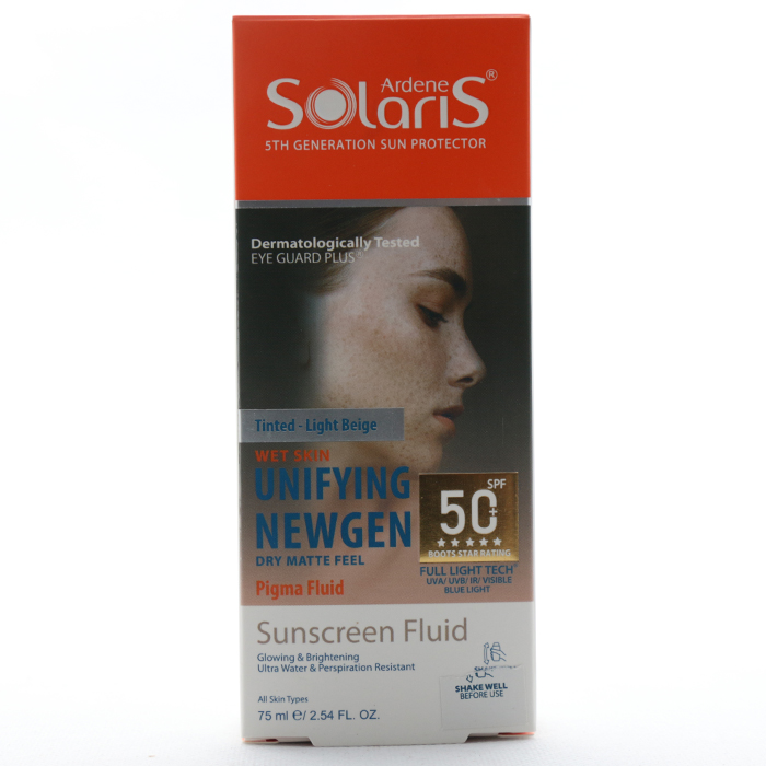 فلوئید ضد آفتاب و روشن کننده یونی فیینگ آردن سولاریس SPF 50 - Image 2