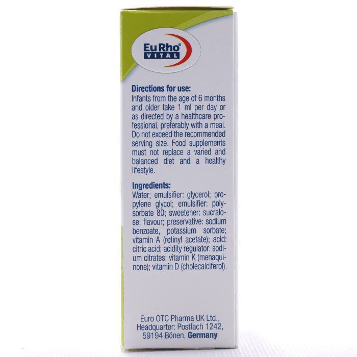 قطره A+D3+K2 یوروویتال 30 میلی لیتر - Image 2