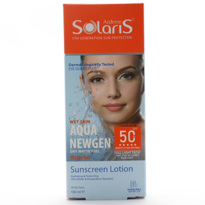 لوسیون آبی ضد آفتاب آکوا نیوژن SPF 50 آردن سولاریس - Image 1