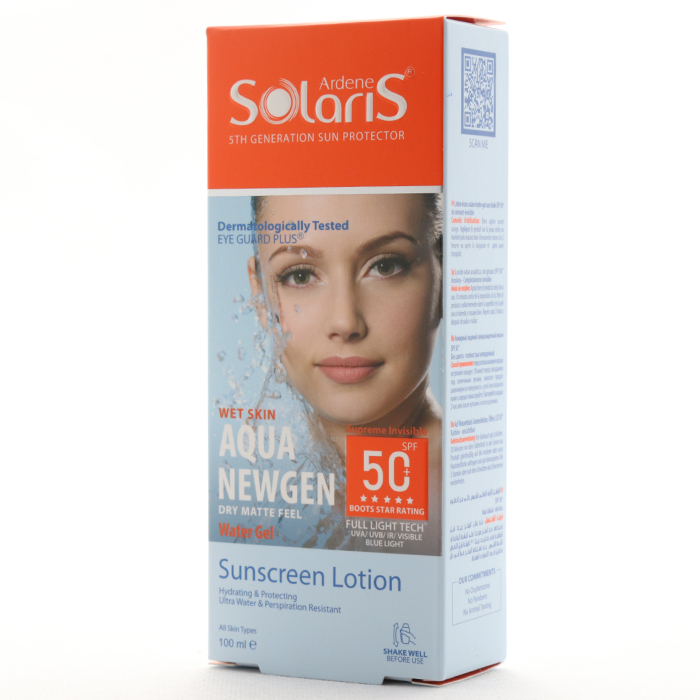لوسیون آبی ضد آفتاب آکوا نیوژن SPF 50 آردن سولاریس - Image 5