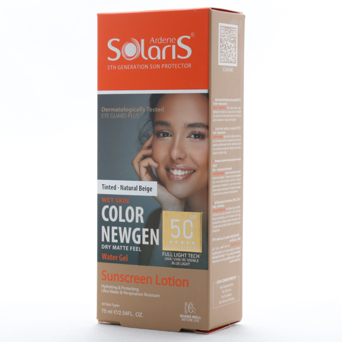 لوسیون آبی ضد آفتاب فاقد چربی SPF 50 آردن سولاریس - Image 1