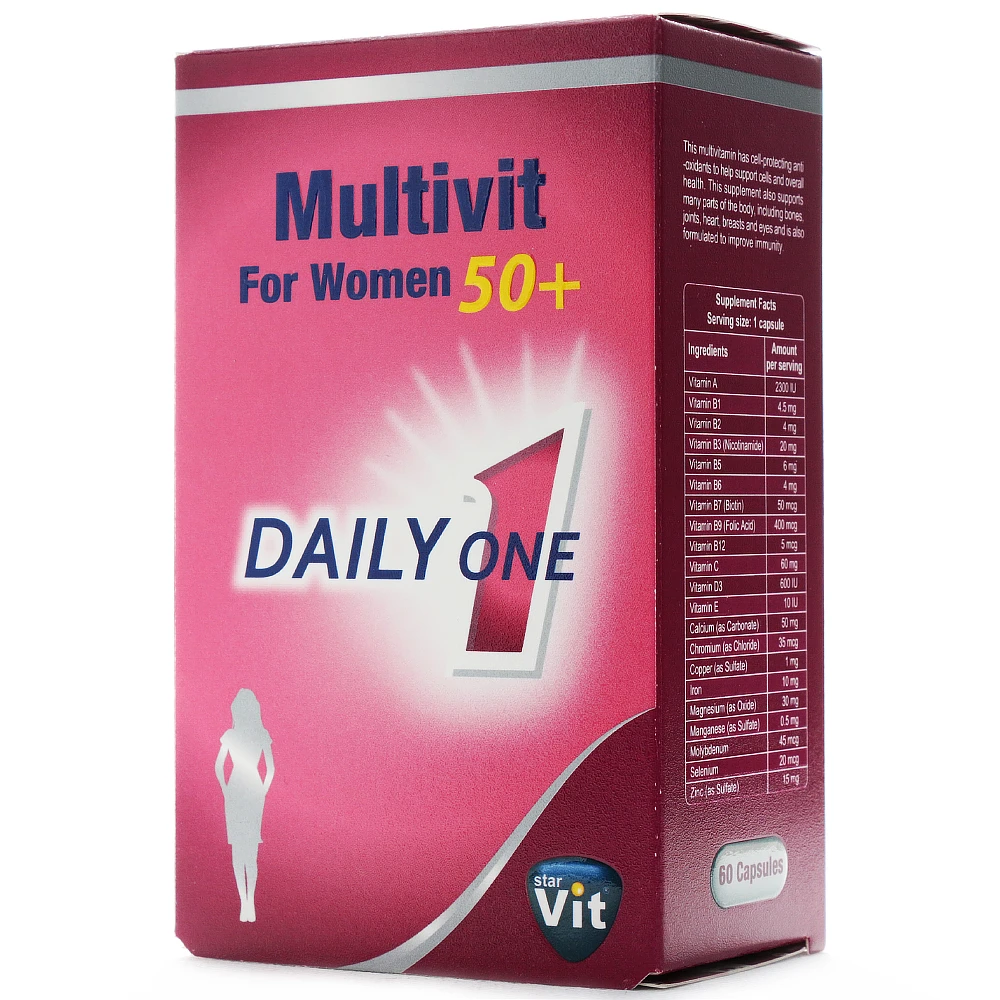 [2C-99696] کپسول مولتی ویت بانوان بالای 50 سال استار ویت