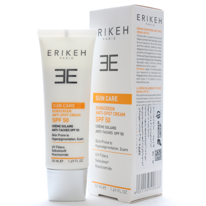 کرم ضد آفتاب و ضد لک SPF50 اریکه