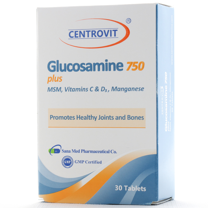 قرص گلوکزامین 750 میلی گرم سنتروویت
