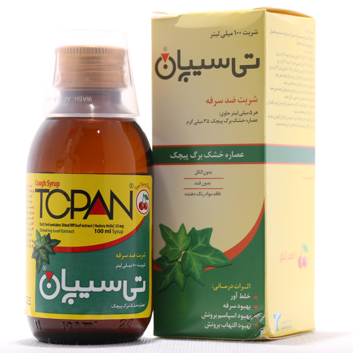 شربت تی سیپان تهران شیمی 100 میلی لیتر