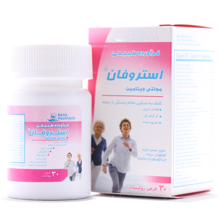 قرص مولتی ویتامین استروفان رها 30 عددی