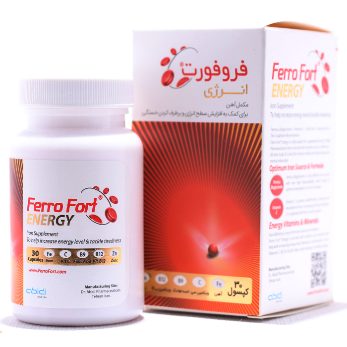 کپسول فروفورت انرژی عبیدی 30 عددی
