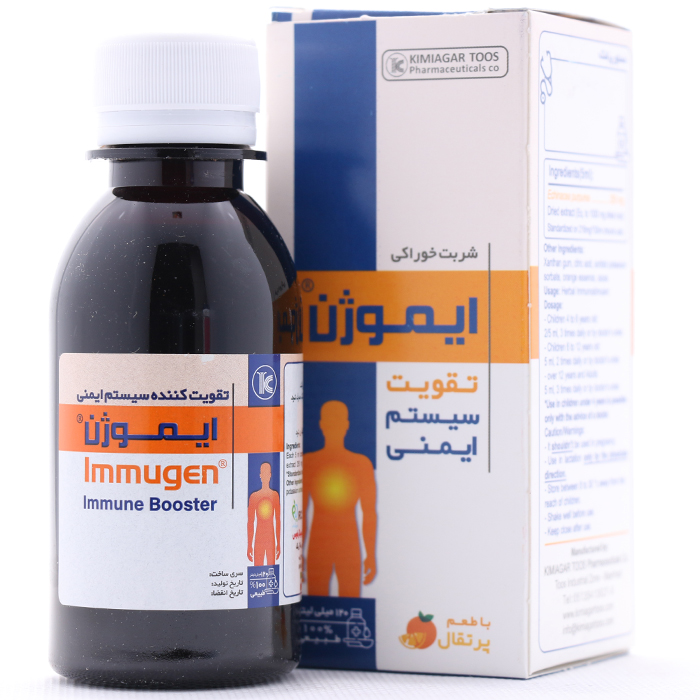 شربت ایموژن کیمیاگر طوس 120 میلی لیتر