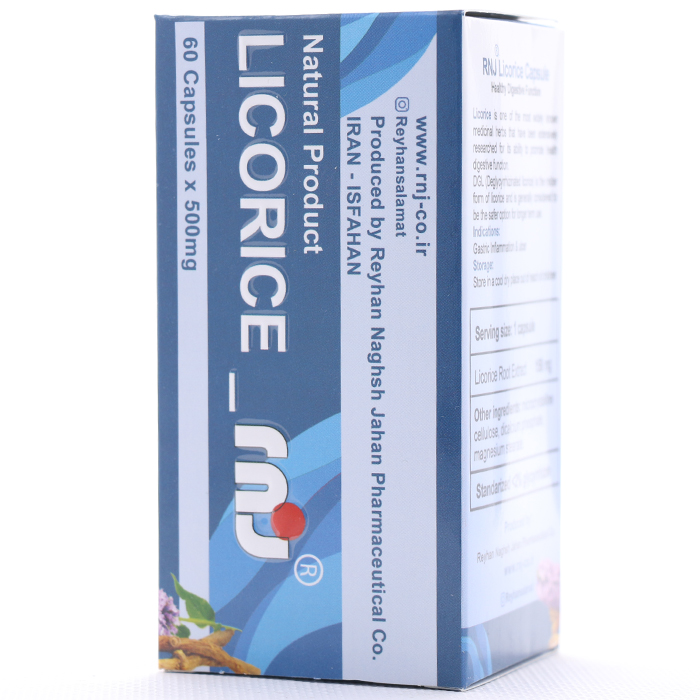 کپسول لیکوریس ریحان نقش جهان 60 عددی