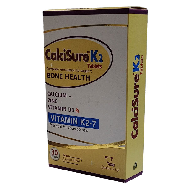 قرص کلسی شور K2 ویتان 30 عددی