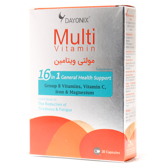 کپسول مولتی ویتامین دایونیکس فارما 30 عددی