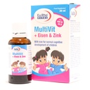 قطره مولتی ویت آیزن و زینک یوروویتال 30 میلی لیتری