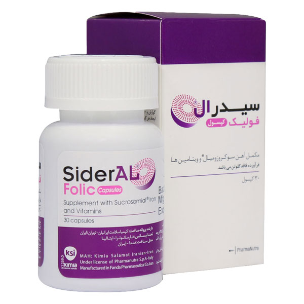 [5D-3934164] کپسول سیدرال فولیک فارمانوترا 30 عددی